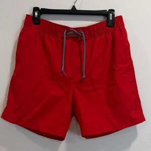 Original Penguin Bright Red Swim Trunks